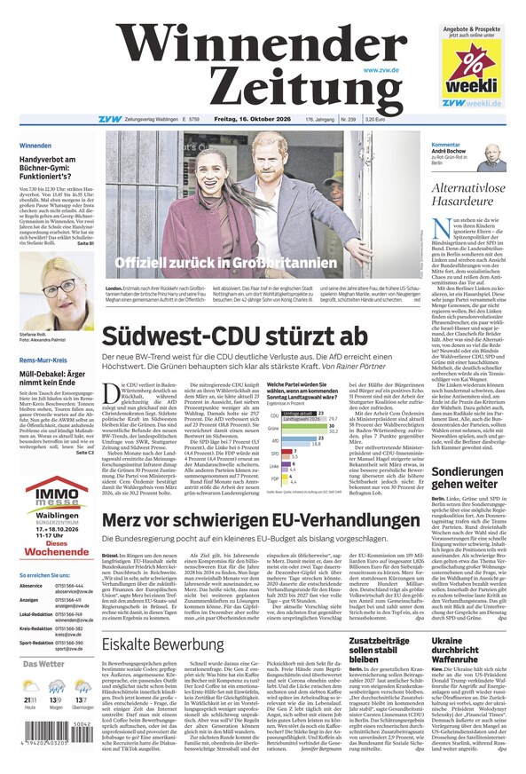 Winnender Zeitung - ePaper