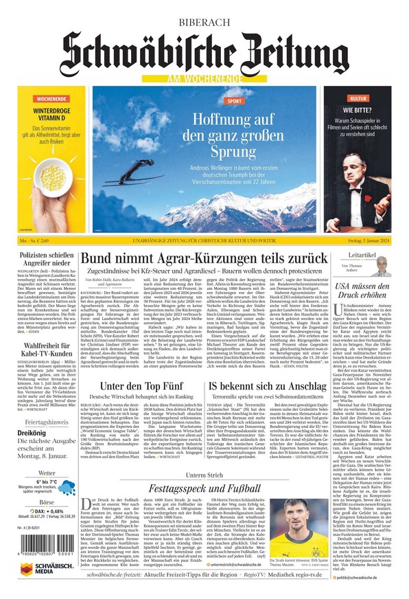 Schwäbische Zeitung Biberach - Zeitung Als EPaper Im IKiosk Lesen