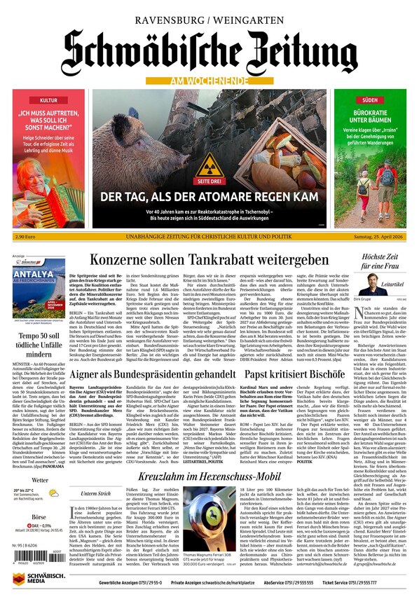 Schw&auml;bische Zeitung  - ePaper