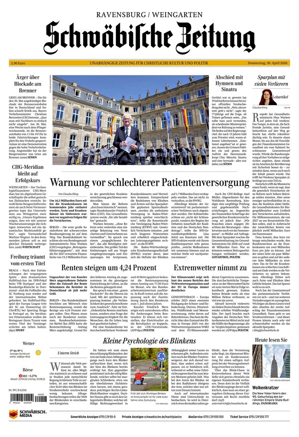 Schwäbische Zeitung - ePaper