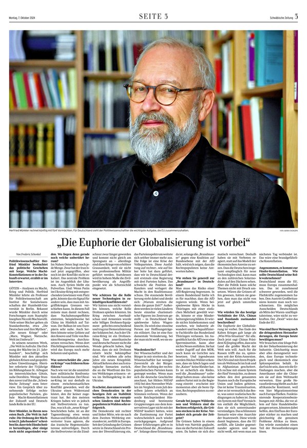 Schwäbische Zeitung Friedrichshafen Vom 07.10.2024 – Als EPaper Im ...