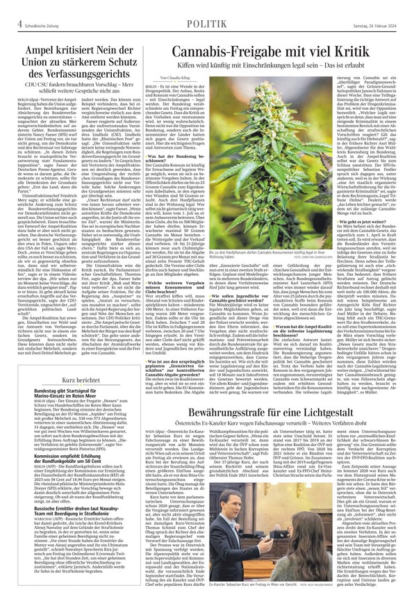 Schwäbische Zeitung Friedrichshafen - Zeitung Als EPaper Im IKiosk Lesen