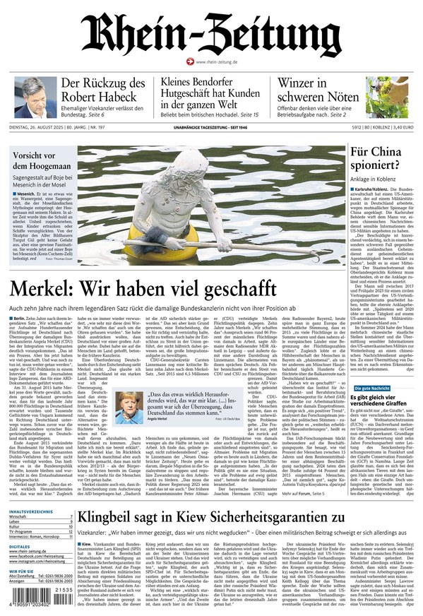Rhein-Zeitung - ePaper