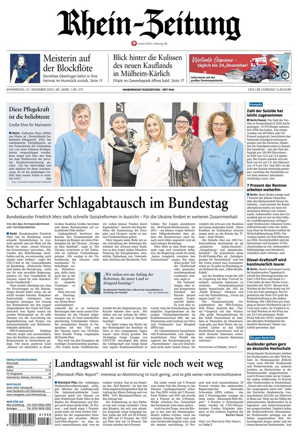 Rhein-Zeitung - ePaper