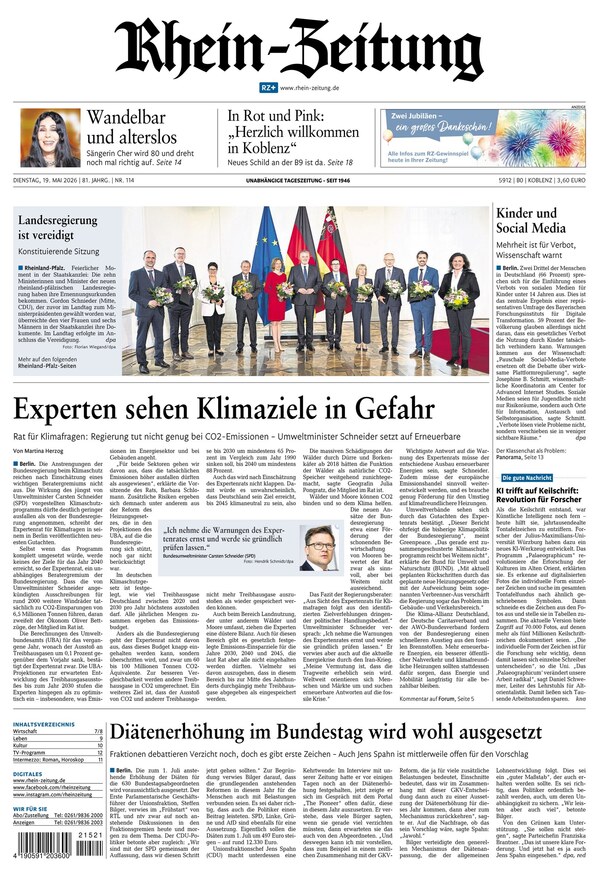 Rhein-Zeitung - ePaper