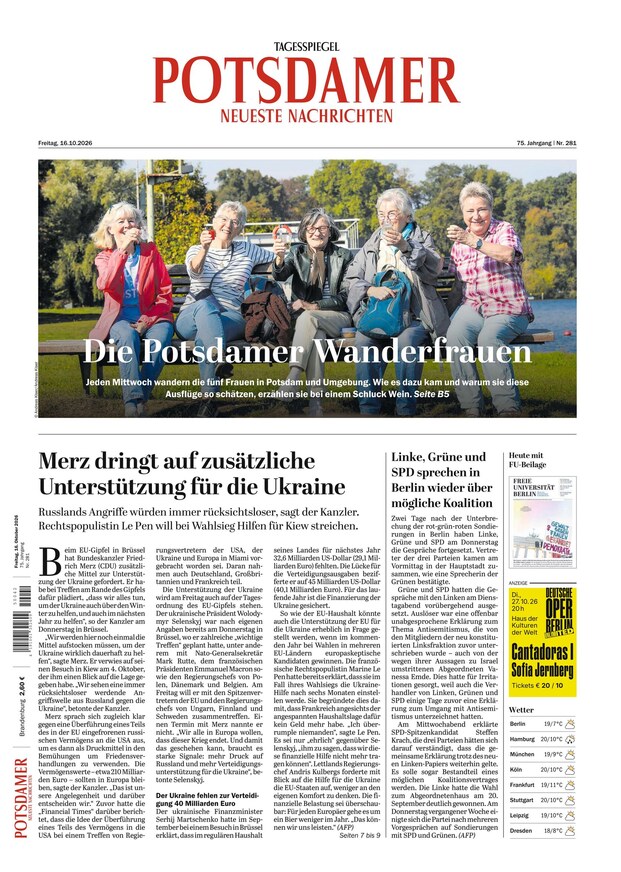 Potsdamer Neueste Nachrichten - ePaper