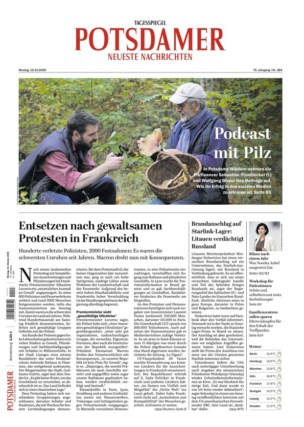 Potsdamer Neueste Nachrichten - ePaper