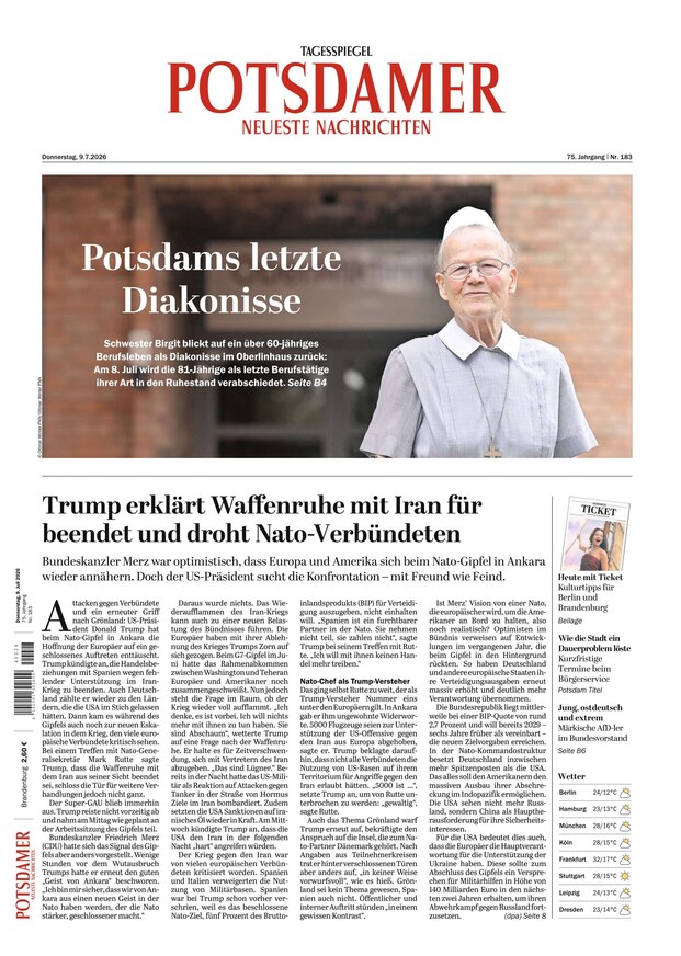Potsdamer Neueste Nachrichten - ePaper