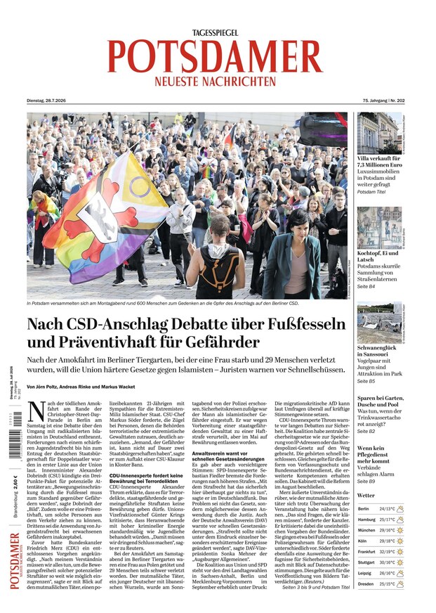 Potsdamer Neueste Nachrichten - ePaper