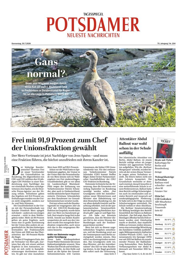 Potsdamer Neueste Nachrichten - ePaper