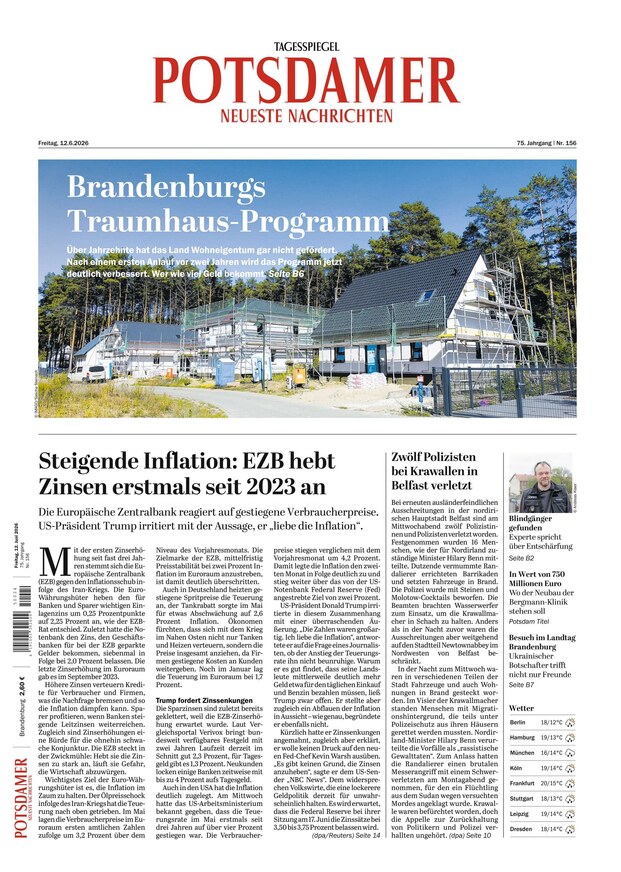 Potsdamer Neueste Nachrichten - ePaper