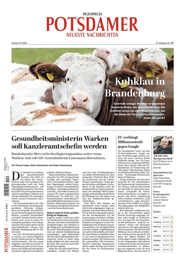 Potsdamer Neueste Nachrichten - ePaper