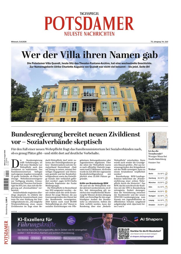 Potsdamer Neueste Nachrichten - ePaper