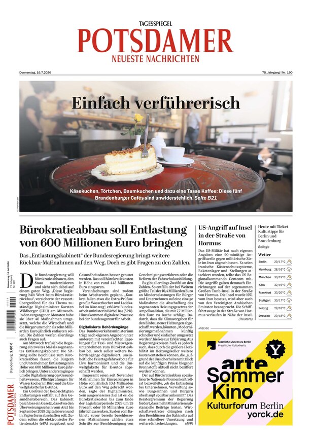 Potsdamer Neueste Nachrichten - ePaper