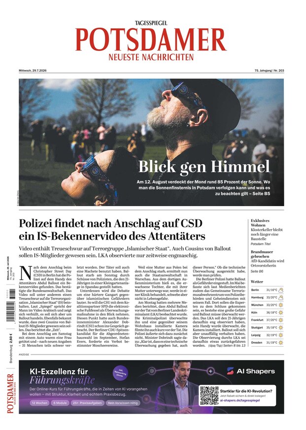 Potsdamer Neueste Nachrichten - ePaper