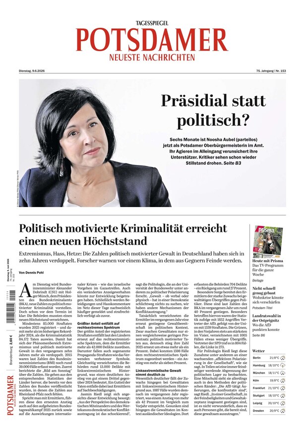 Potsdamer Neueste Nachrichten - ePaper
