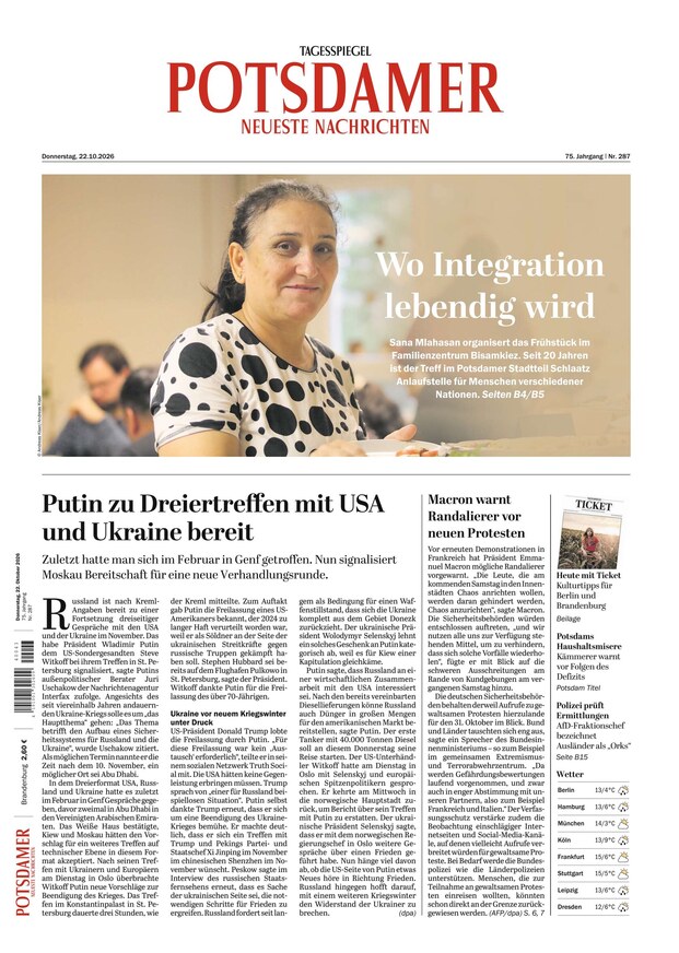Potsdamer Neueste Nachrichten - ePaper