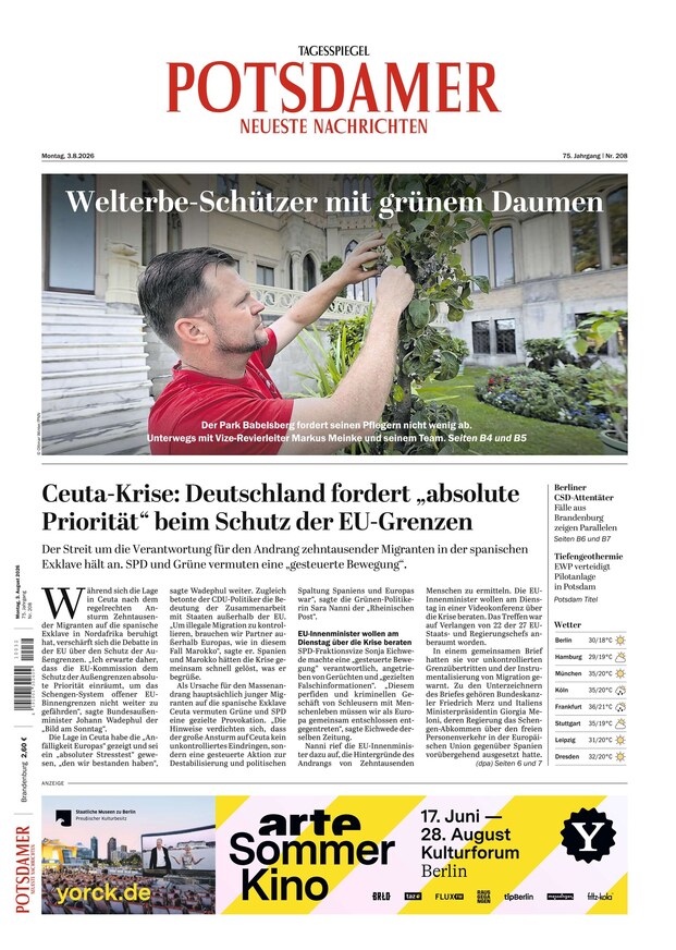 Potsdamer Neueste Nachrichten - ePaper
