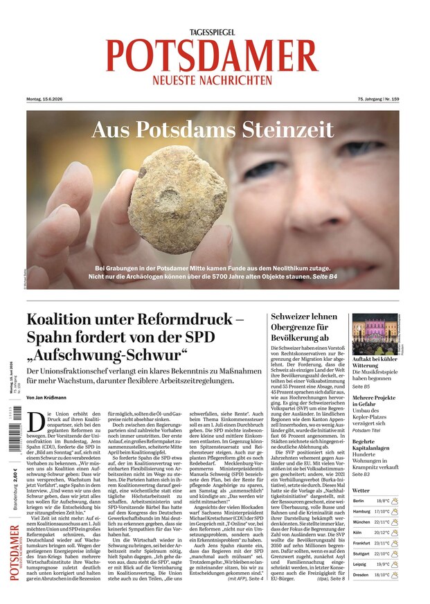 Potsdamer Neueste Nachrichten - ePaper