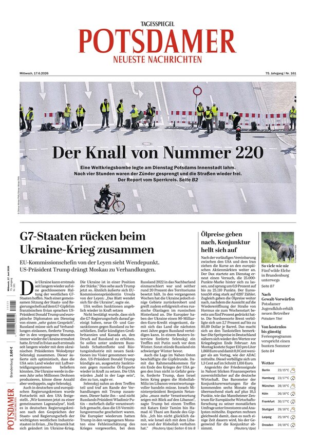 Potsdamer Neueste Nachrichten - ePaper