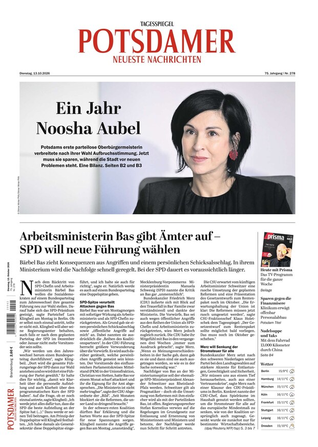 Potsdamer Neueste Nachrichten - ePaper