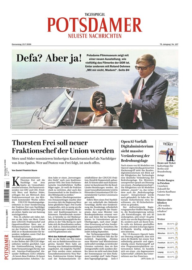 Potsdamer Neueste Nachrichten - ePaper