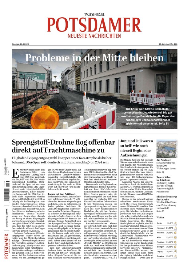 Potsdamer Neueste Nachrichten - ePaper
