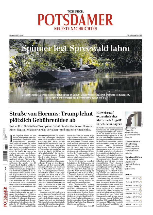 Potsdamer Neueste Nachrichten - ePaper