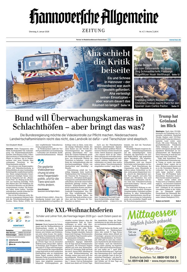 Hannoversche Allgemeine Zeitung - ePaper