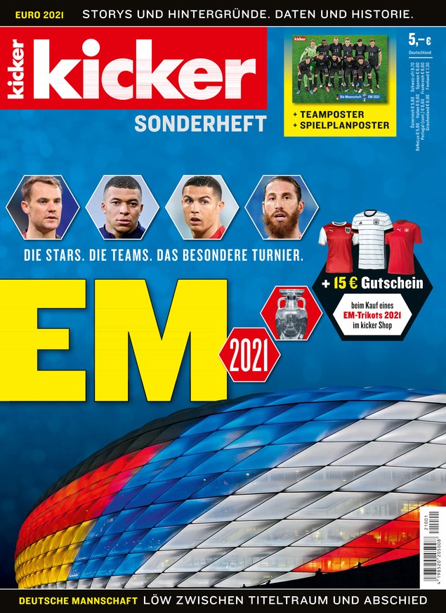 kicker EM/WM Sonderheft Zeitschrift als ePaper im iKiosk lesen