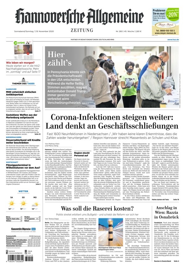 Hannoversche allgemeine zeitung anzeigen bekanntschaften