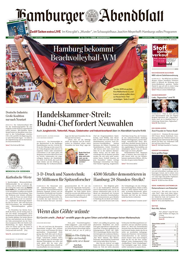 KreuzwortrГ¤tsel Online Hamburger Abendblatt