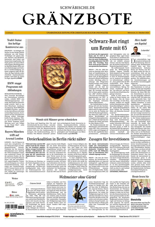 Gr&auml;nzbote - ePaper