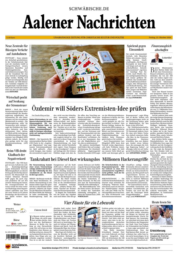 Aalener Nachrichten - ePaper