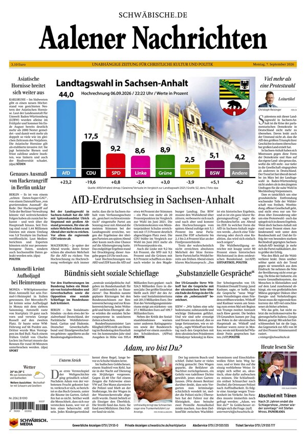 Aalener Nachrichten - ePaper