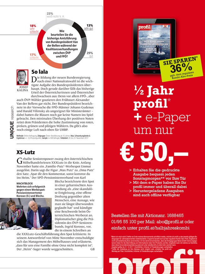 PROFIL - Zeitschrift Als EPaper Im IKiosk Lesen