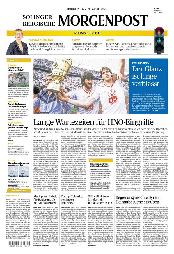 Solinger Morgenpost - ePaper