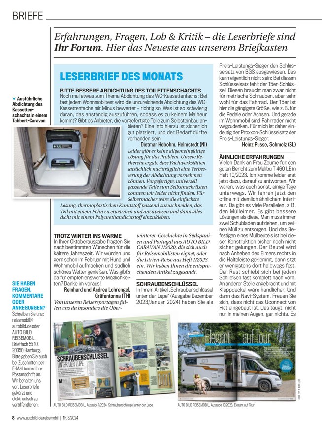 AUTO BILD Reisemobil - Ausgabe 06/2021