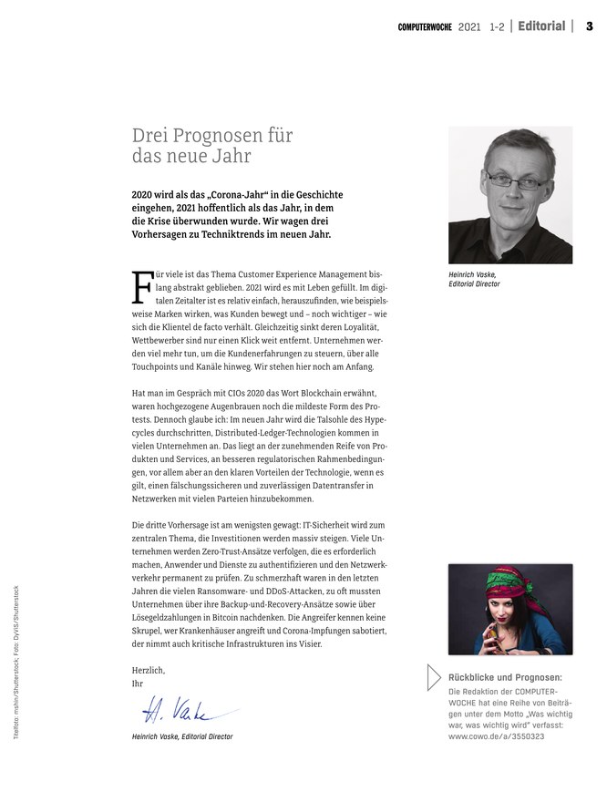 Computerwoche Zeitschrift Als Epaper Im Ikiosk Lesen