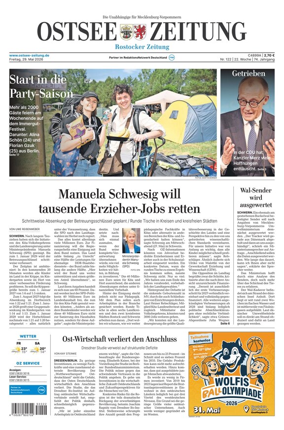 Ostsee-Zeitung - ePaper