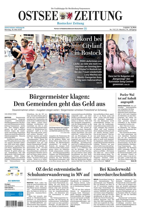 Ostsee-Zeitung - ePaper