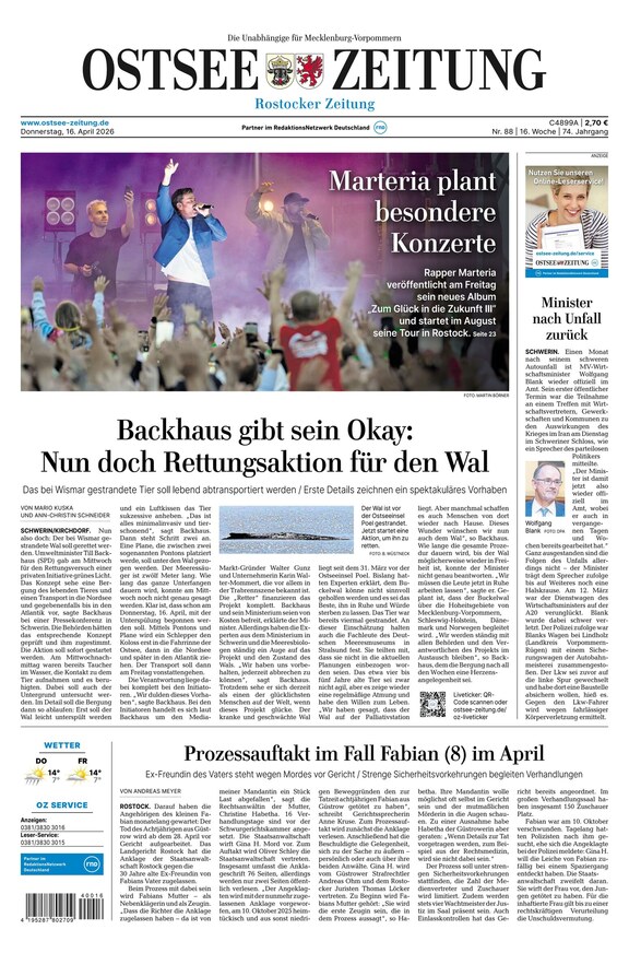 Ostsee-Zeitung - ePaper