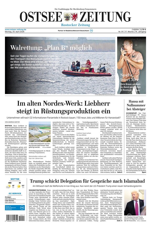 Ostsee-Zeitung - ePaper