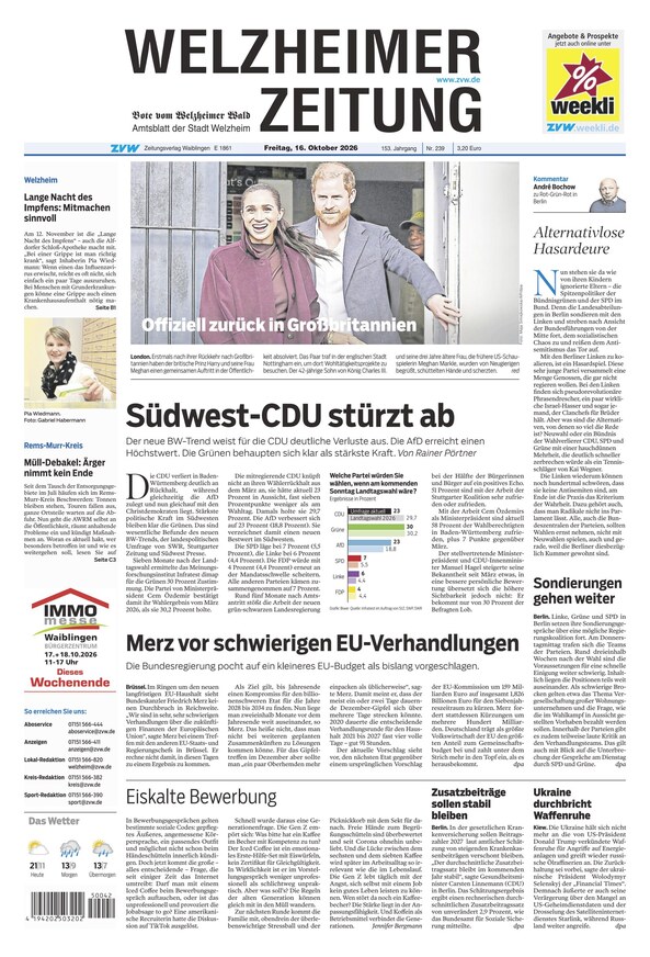 Welzheimer Zeitung - ePaper