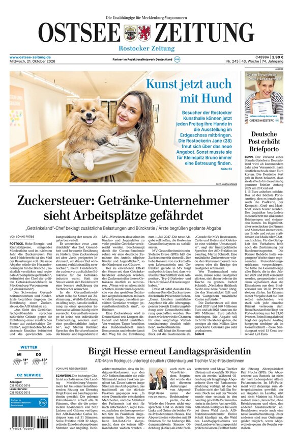 Ostsee-Zeitung - ePaper