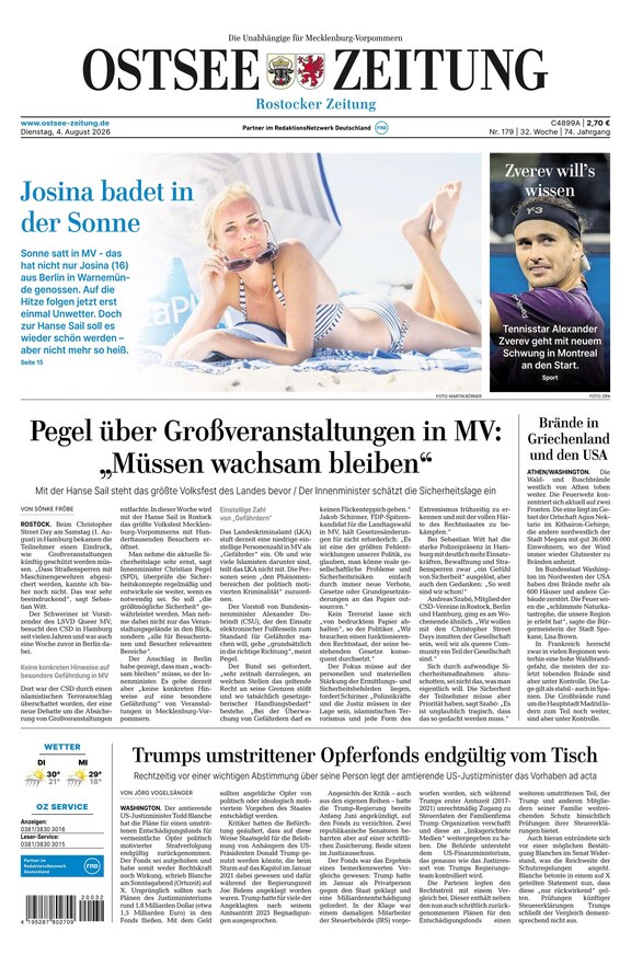 Ostsee-Zeitung - ePaper