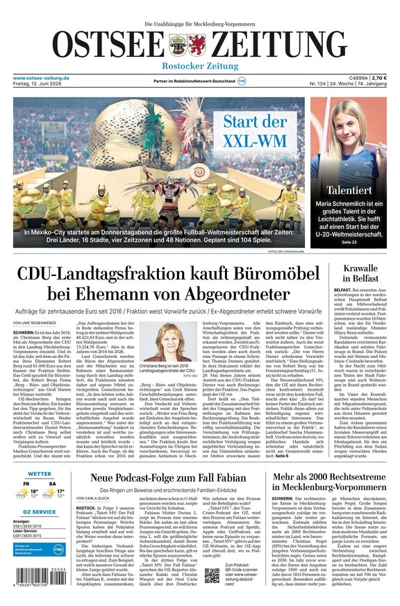Ostsee-Zeitung - ePaper