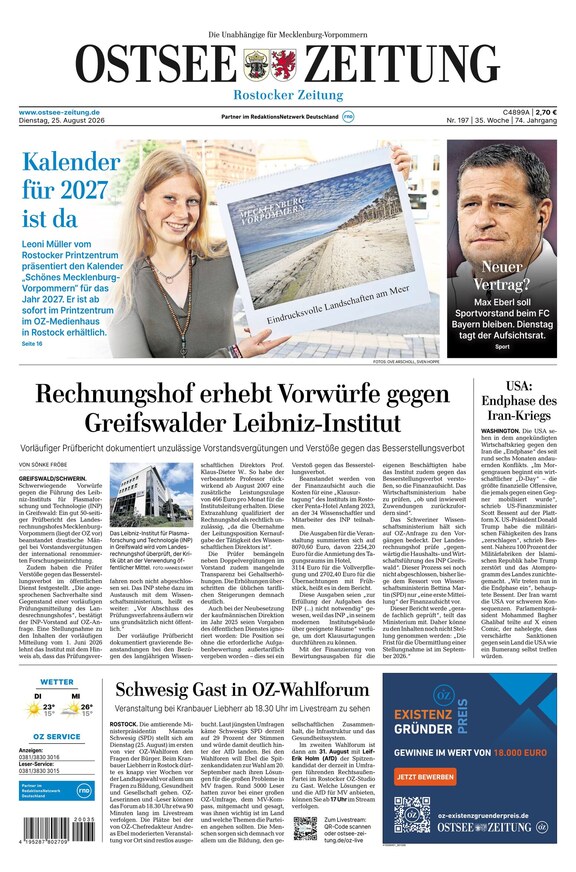 Ostsee-Zeitung - ePaper