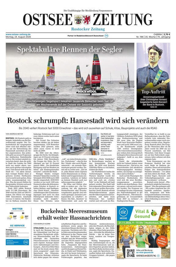 Ostsee-Zeitung - ePaper