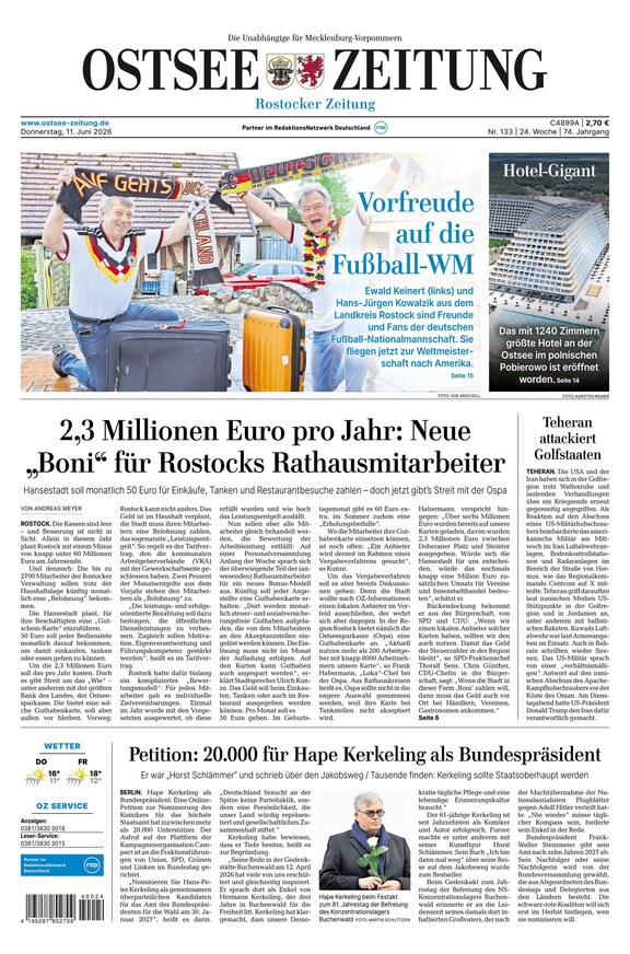 Ostsee-Zeitung - ePaper